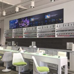 Luxury Nails Spa - The dip and shellac color selection!