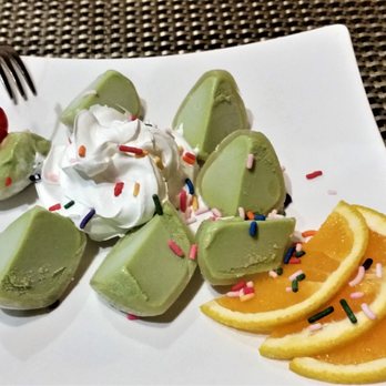 Sushi Tei - Green Tea Mochi. - Japanese Near Me - Albany, New York