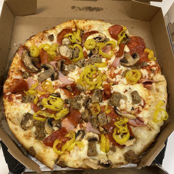 Domino's Pizza - Medium pan style pizza - Pizza Near Me - Birmingham, Alabama Domino's Pizza - Medium pan style pizza - Pizza Near Me - Birmingham, Alabama
