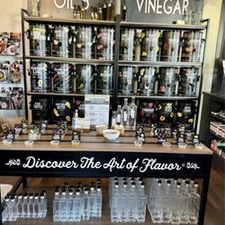 Opera House Store - 07.08.24 interactive experience tasting Olivelle oil and vinegar before purchasing