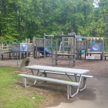 Community Playground At Hanover Brickyards - 5 to 12 year old playground.  With very original play structures.  Enriching even to grownups. - Playgrounds Near Me - Hanover, New Jersey