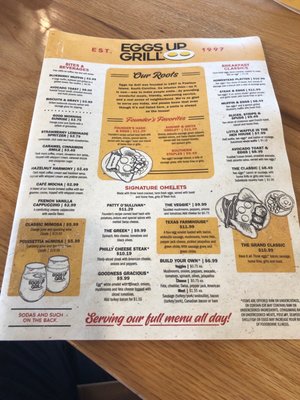 Menu photo 2 Eggs Up Grill Greenville, SC Menu photo 2 Eggs Up Grill Greenville, SC