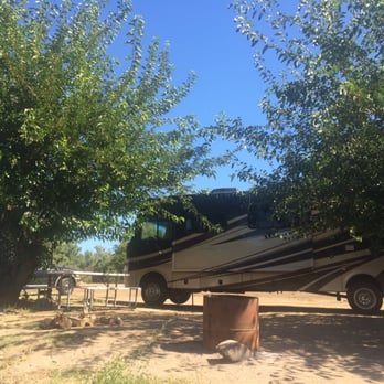 Two Rivers Rv Park - Front row parking with firepit to keep us warm while enjoying the stars - Rafting/Kayaking Near Me - Manteca, California