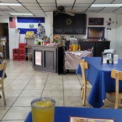 Pupusas To Go - Dining room. Table service for dine in.  Take out order at the counter.