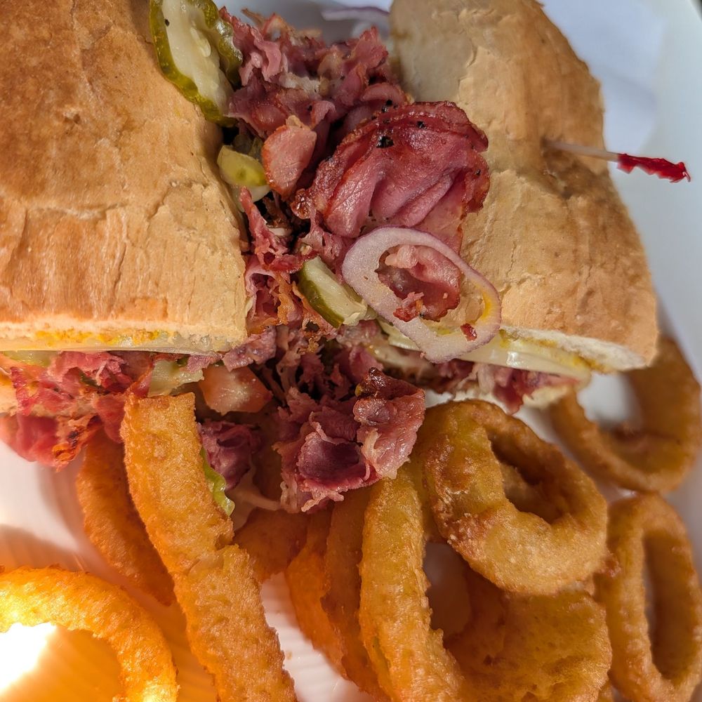 Rose Cafe- Lake Forest - Reuben with onion rings - Breakfast & Brunch Near Me - Lake Forest, California Rose Cafe- Lake Forest - Reuben with onion rings - Breakfast & Brunch Near Me - Lake Forest, California