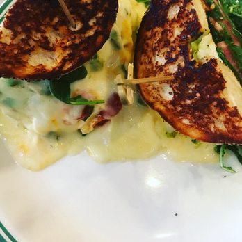 Sadelle's - Healthy Egg Sandwich added (a load of) Muenster Cheese on an Everything Bagel - Bagel upside down - Bakeries Near Me - New York, New York Sadelle's - Healthy Egg Sandwich added (a load of) Muenster Cheese on an Everything Bagel - Bagel upside down - Bakeries Near Me - New York, New York