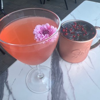 The MODERN Kitchen and Bar - Cucumber Cosmo & Pomegranate Mule - Cocktail Bars Near Me - Long Beach, California The MODERN Kitchen and Bar - Cucumber Cosmo & Pomegranate Mule - Cocktail Bars Near Me - Long Beach, California