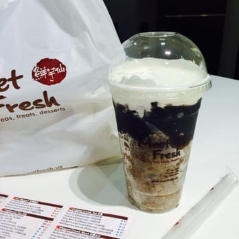 Meet Fresh - Heral blended ice with herbal jelly and cream - Desserts Near Me - Irvine, California