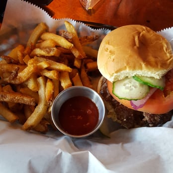 Lindberg's Tavern - Lamb burger... Think Gyro on a bun. Perfect fries. - Bars Near Me - Springfield, Missouri Lindberg's Tavern - Lamb burger... Think Gyro on a bun. Perfect fries. - Bars Near Me - Springfield, Missouri