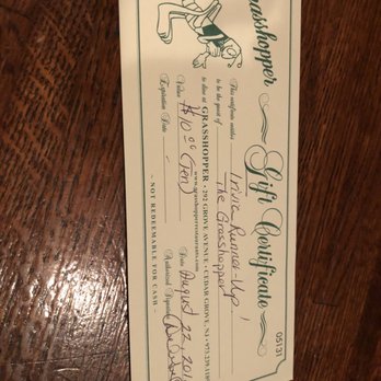 The Grasshopper - American Near Me - Cedar Grove, New Jersey