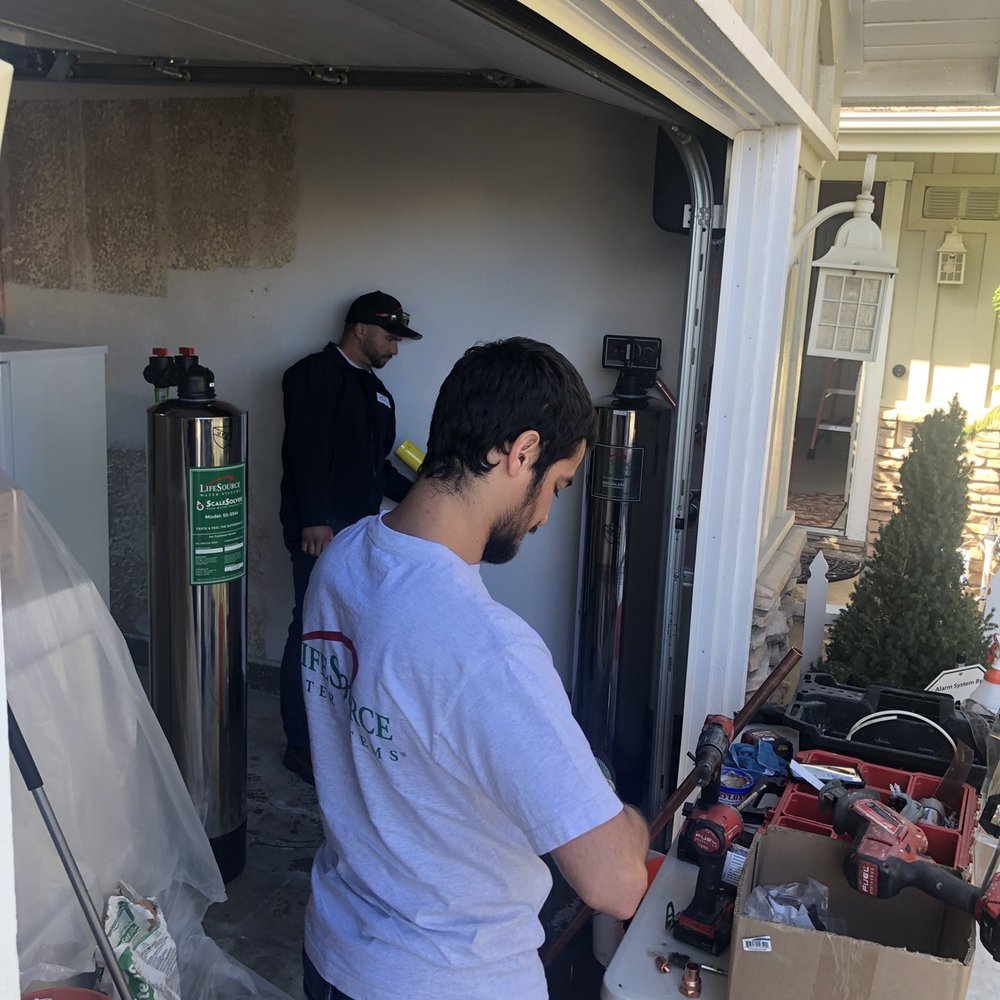LifeSource Water Systems - Jesus and Sam setting up and beginning install. - Water Purification Services Near Me - Pasadena, California