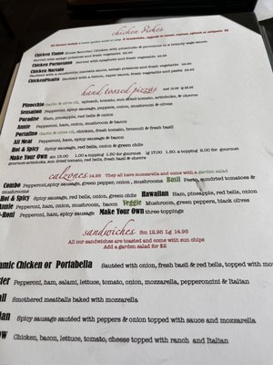 Menu photo 2 Pinocchio's Incredible Italian Greeley, CO Menu photo 2 Pinocchio's Incredible Italian Greeley, CO