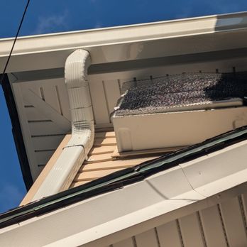 Power Home Remodeling - Gap between gutters and trim siding. Gutters are too large (6 inch) which is typically installed in commercial buildings, - Siding Near Me - Chester, Pennsylvania