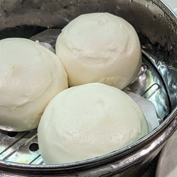 Shangri-La - Egg custard steamed in a sweet bun/bao. - Dim Sum Near Me - West Bloomfield, Michigan Shangri-La - Egg custard steamed in a sweet bun/bao. - Dim Sum Near Me - West Bloomfield, Michigan