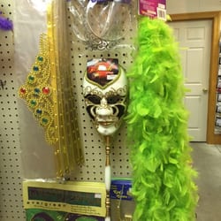 Neece Paper Company - Boas and Masks for Mardi Gras.