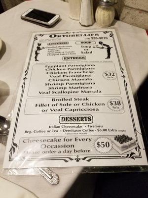 Menu photo 5 Ortobello Restaurant Brooklyn, NY