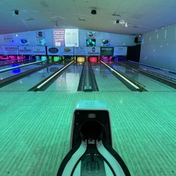 Leo's Wings - The bowling lanes at the LBC are available for use for Leo's customers. They have a super awesome lane lighting system!