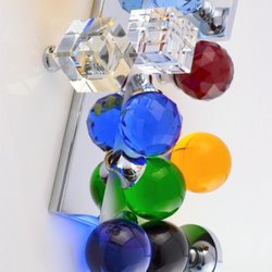 Posh Brass Hardware - Colour your world with our colour crystal knob.  To brighter any door