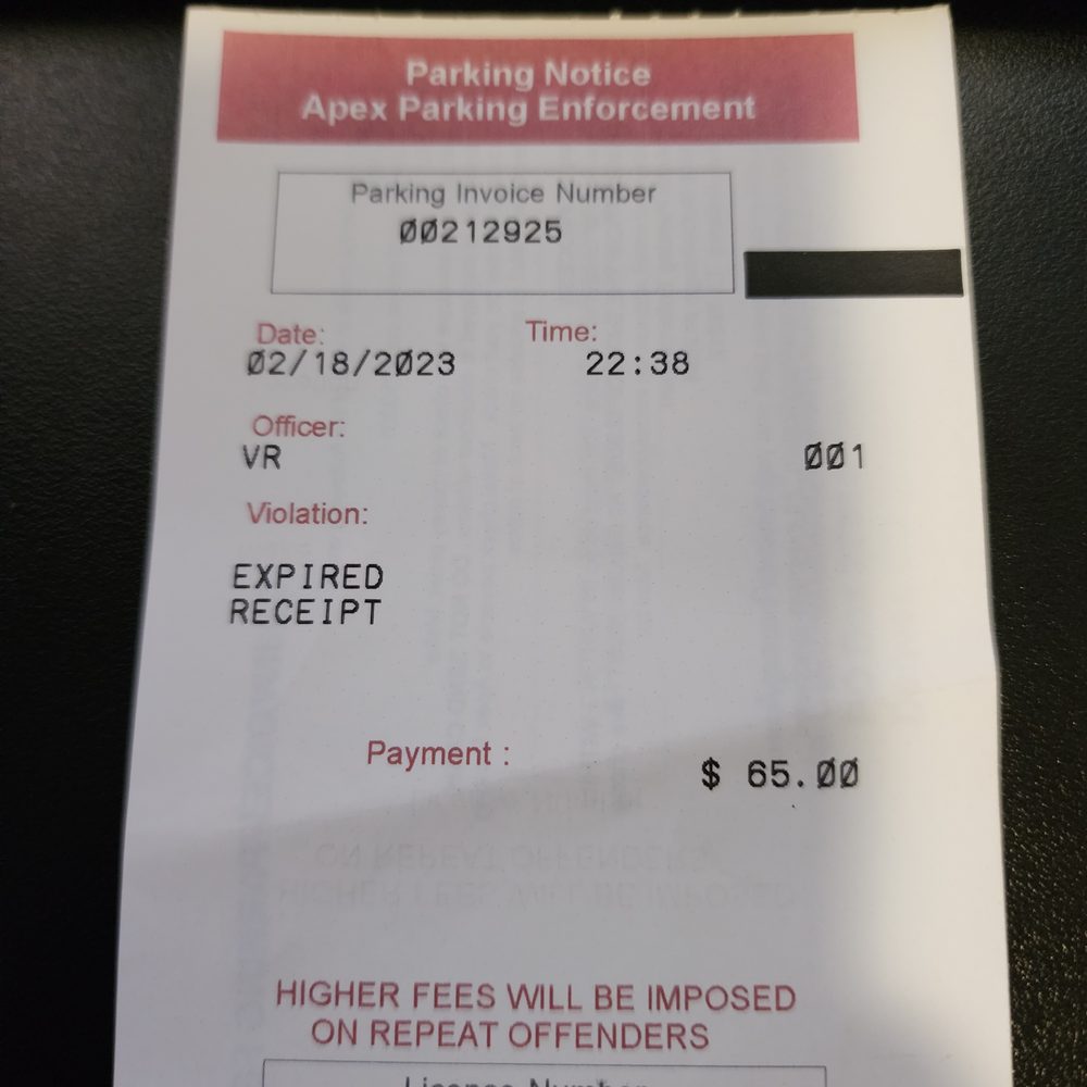 APEX PARKING ENFORCEMENT Updated July 2024 2400 McCullough Ave, San