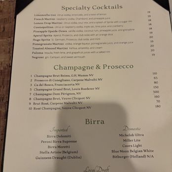 Toscana - Drinks - Italian Near Me - Charlotte, North Carolina Toscana - Drinks - Italian Near Me - Charlotte, North Carolina