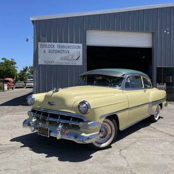 Turlock Transmissions - Rebuilt the original Cast Iron Powerglide transmission in this 1954 Belair - Auto Repair Near Me - Turlock, California Turlock Transmissions - Rebuilt the original Cast Iron Powerglide transmission in this 1954 Belair - Auto Repair Near Me - Turlock, California