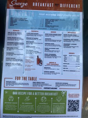 Menu photo 7 Snooze, an A.M. Eatery Denver, CO Menu photo 7 Snooze, an A.M. Eatery Denver, CO