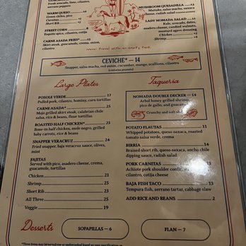 Lady Nomada - Mexican Kitchen - Menu - Mexican Near Me - Arvada, Colorado