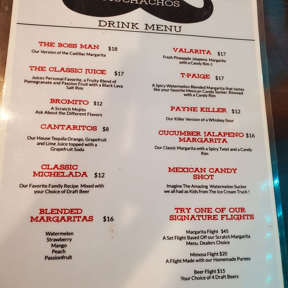 Muchachos - NEW DRINK MENU - Mexican Near Me - Big Bear Lake, California Muchachos - NEW DRINK MENU - Mexican Near Me - Big Bear Lake, California