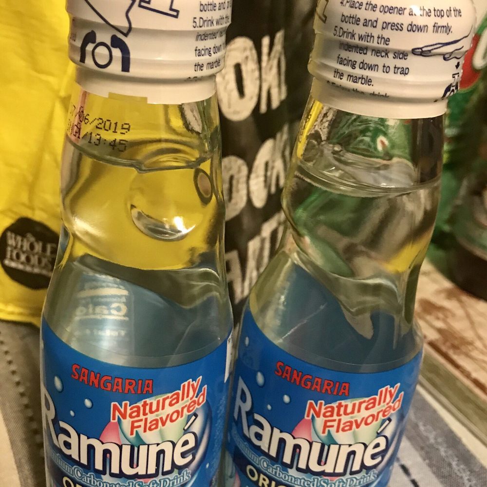 (2)Sangaria Naturally Flavored Ramune' Premium Carbonated Soft Drink, Original Flavor, Japanese company, made with real sugar! (2)Sangaria Naturally Flavored Ramune' Premium Carbonated Soft Drink, Original Flavor, Japanese company, made with real sugar!