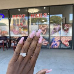 Best Nails - Full set with pink gel powder... when it comes to the full sets they do not miss. Love my nails