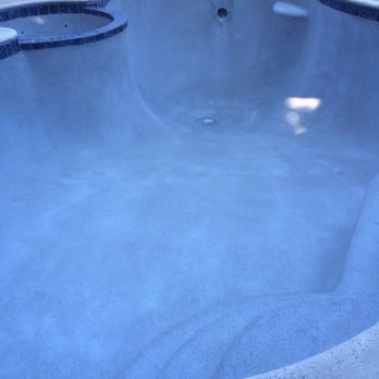 Pebblefinish Pool Replaster - Pool is done with pebble finish. No water. - Pool Cleaners Near Me Pebblefinish Pool Replaster - Pool is done with pebble finish. No water. - Pool Cleaners Near Me