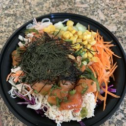 Salmon poke bowl Salmon poke bowl