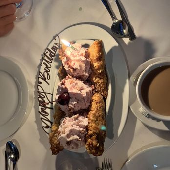 Steak 48 - Birthday banana split! - Steakhouses Near Me - Charlotte, North Carolina Steak 48 - Birthday banana split! - Steakhouses Near Me - Charlotte, North Carolina