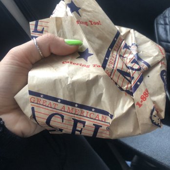 Great American Bagel - a hand holding a piece of paper - Bagels Near Me - Palos Heights, Illinois Great American Bagel - a hand holding a piece of paper - Bagels Near Me - Palos Heights, Illinois
