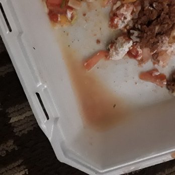 Taco King - 3 wet soggy tacos The shame they would send something like that out with. All that liquid in the bottom - Mexican Near Me - Anchorage, Alaska
