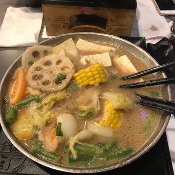 Red Flame - Veggie Ramen Soup! - Hot Pot Near Me - Westminster, California