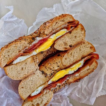 Cafe Mirror - Bacon egg and cheese - Coffee & Tea Near Me - Brighton, Massachusetts