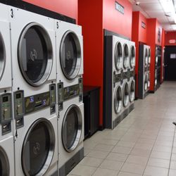 Mary’s Laundromat & Dry Cleaning - comfortable environment, Heat and AC, TVs, Free Wifi, Charging station, Free parking