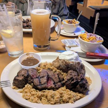 Texas Roadhouse - Filet medallions - a little under the requested medium rare (again) - Steakhouses Near Me - Albuquerque, New Mexico