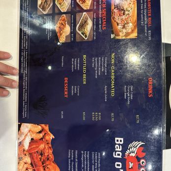 Bag O’ Crab - Menu back - Seafood Near Me - Federal Way, Washington Bag O’ Crab - Menu back - Seafood Near Me - Federal Way, Washington