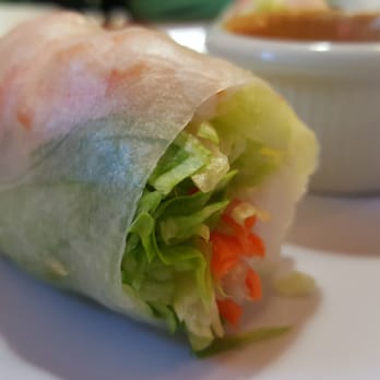 Rose Garden - Roll with shrimp, cabbage, carrot, and cilantro. - Thai Near Me - Redding, California Rose Garden - Roll with shrimp, cabbage, carrot, and cilantro. - Thai Near Me - Redding, California