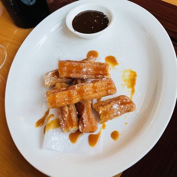 Aquitaine - Churros with chocolate dipping sauce - Wine Bars Near Me - San Francisco, California Aquitaine - Churros with chocolate dipping sauce - Wine Bars Near Me - San Francisco, California