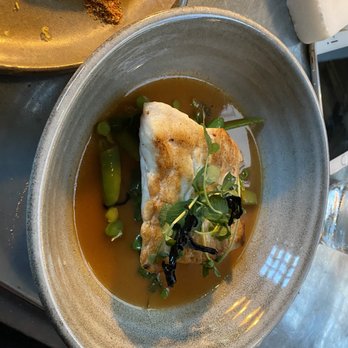 Spoon and Stable - Alaskan Halibut Dinner - New American Near Me - Minneapolis, Minnesota Spoon and Stable - Alaskan Halibut Dinner - New American Near Me - Minneapolis, Minnesota