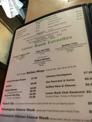 Menu photo 3 Lower Bank Tavern Lower Bank, NJ