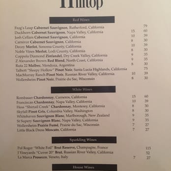 The Hilltop - Wines - American Near Me - Cross Plains, Wisconsin The Hilltop - Wines - American Near Me - Cross Plains, Wisconsin