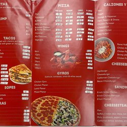 Gregory Pizza Restaurant - Menú
