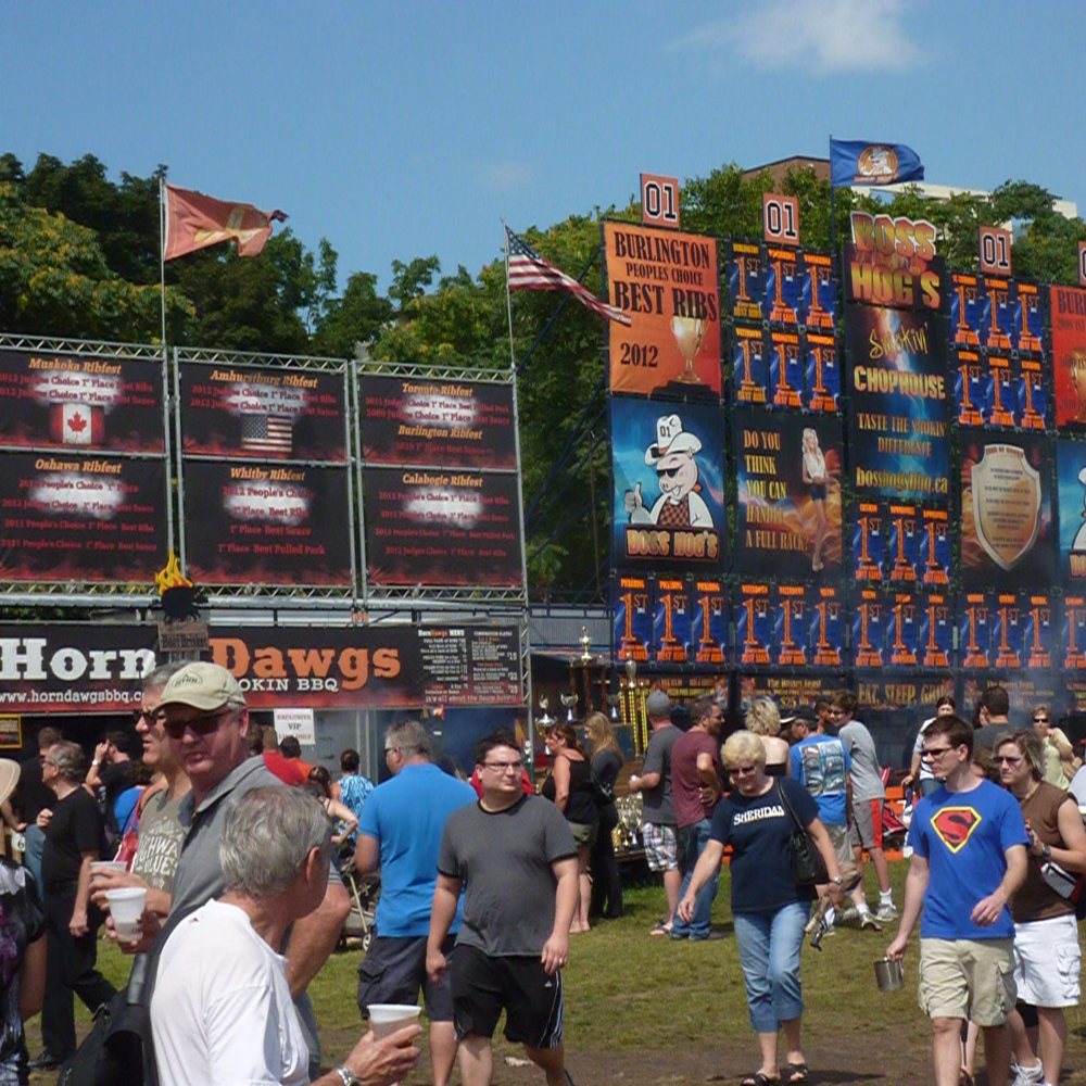 Canada's Largest Ribfest - Burlington RibFest at Spencer Smith Park in Burlington Ontario. - Festivals Near Me - Burlington, Ontario