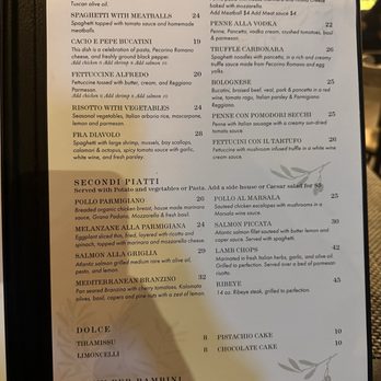 Grazie Modern Italian Kitchen - Menu - Italian Near Me - Orlando, Florida