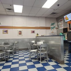 West Ave Chicken - Two-thirds of the indoor eating area.