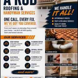 A-Rod Roofing & Handyman Services - We Help you Get Your Home back on Track!